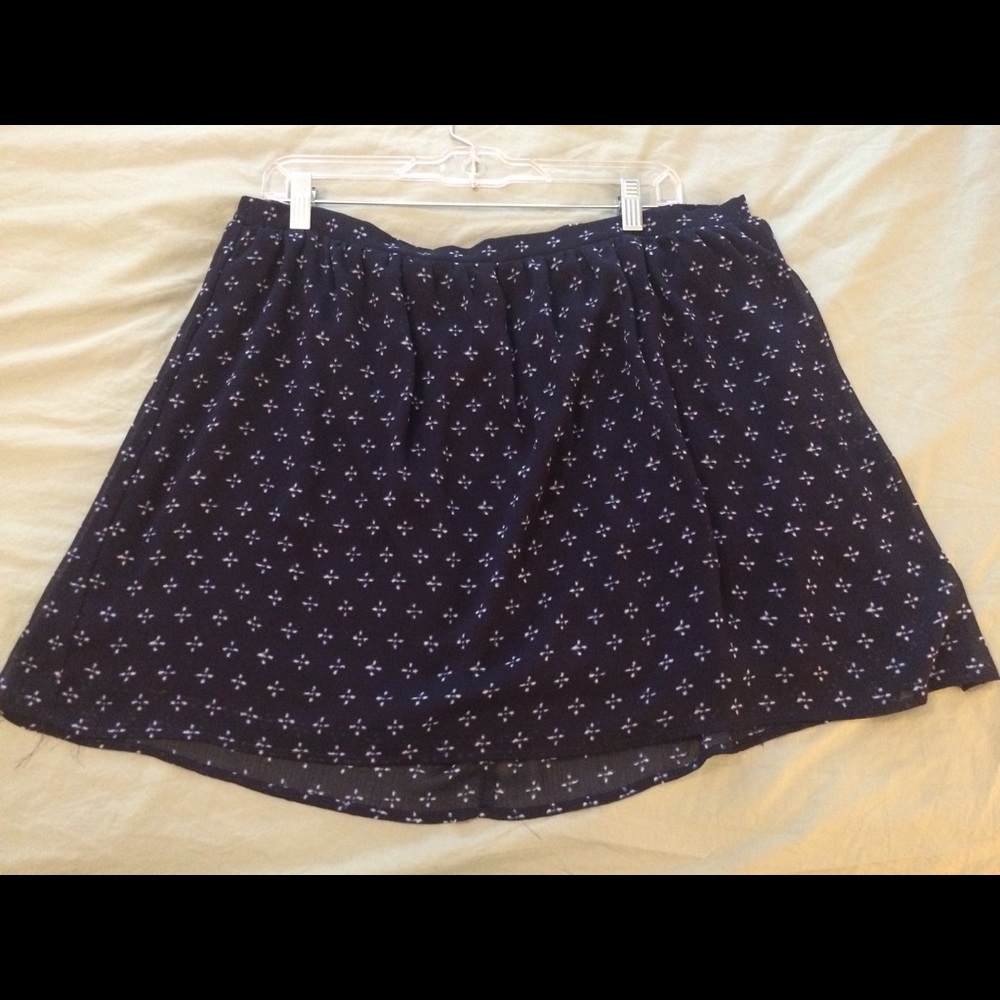 Sweet Navy Blue Skirt